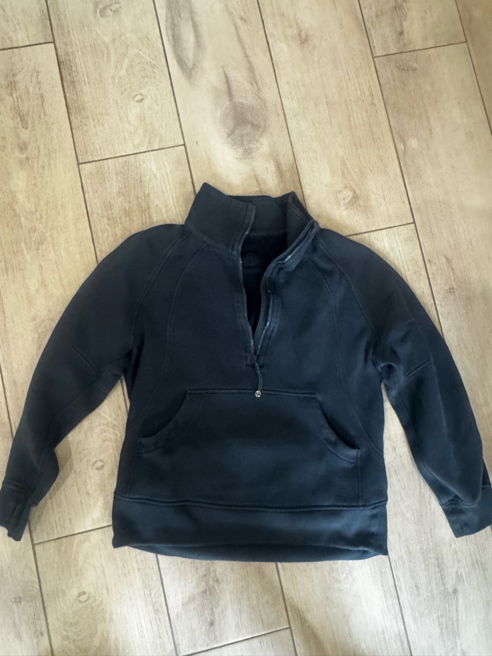 Lululemon Scuba Oversized Funnel-Neck Half-Zip - Black - Size XS/S